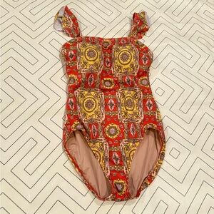 Hermoza Pattern One Piece Swimsuit